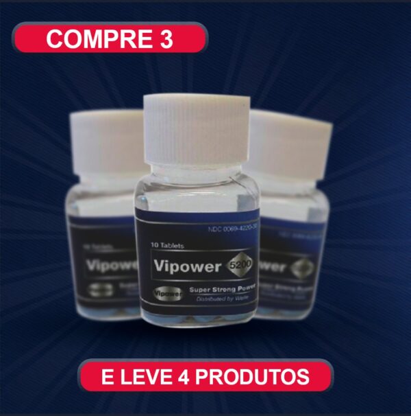 VIPOWER 5200 SUPER STRONG POWER - Potência e Desempenho Extraordinários em Pacote de 4